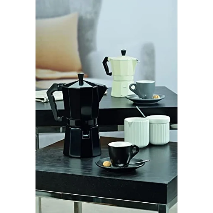 Mattia Espresso Fincan Seti 2li Siyah 50 Ml