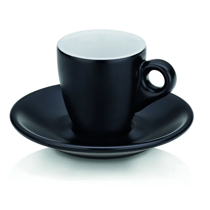 Mattia Espresso Fincan Seti 2li Siyah 50 Ml