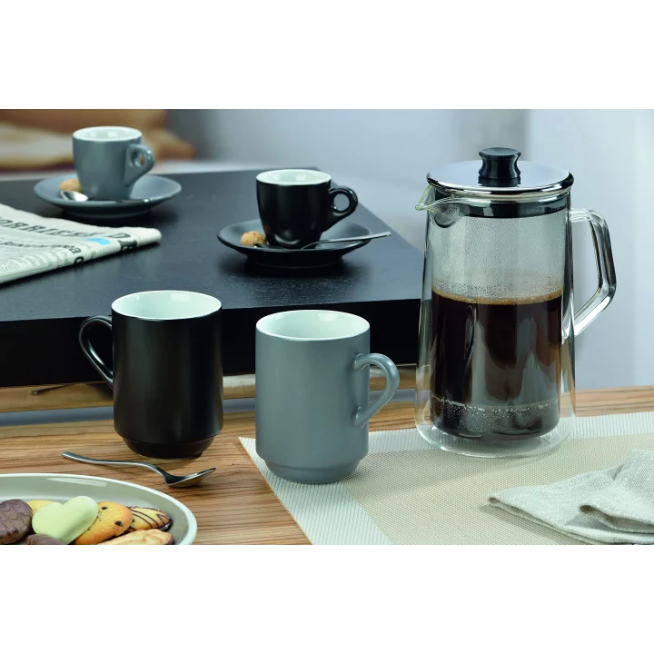 Mattia Espresso Fincan Seti 2li Siyah 50 Ml