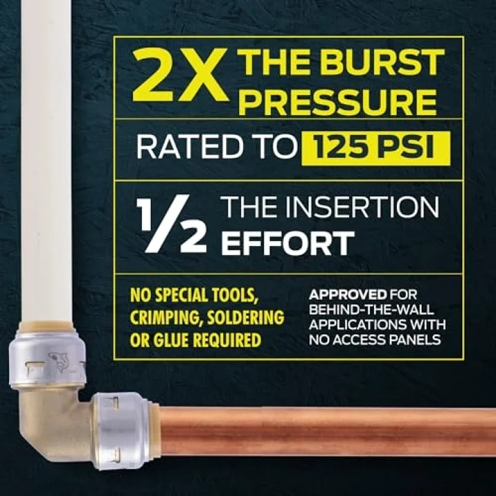 Max 1/2 x 1/2 x 3/8 İnç Sıkıştırma Tee Durdurma Vanası, Pirinç Tesisat Bağlantı Elemanı, PEX Boru, Bakır, CPVC, PE-RT, HDPE, UR24984A