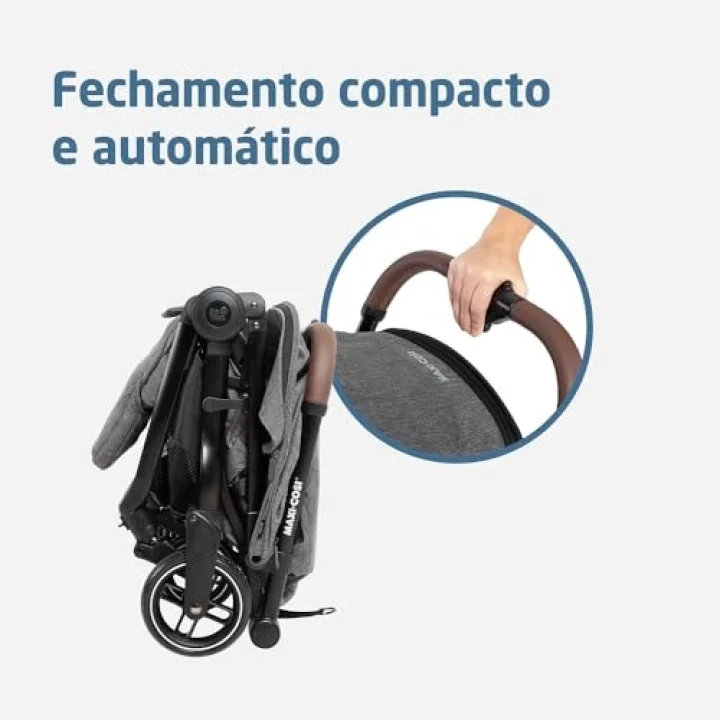 Maxi Cosi Eva Otomatik Katlanan Kompakt Bebek Arabası Select Grey