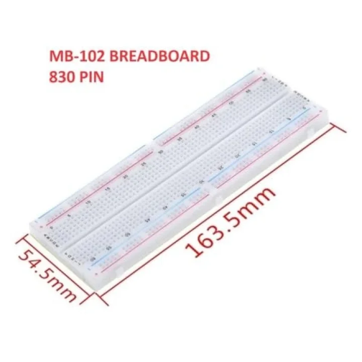 Mb-102 830 Pin Büyük Breadboard