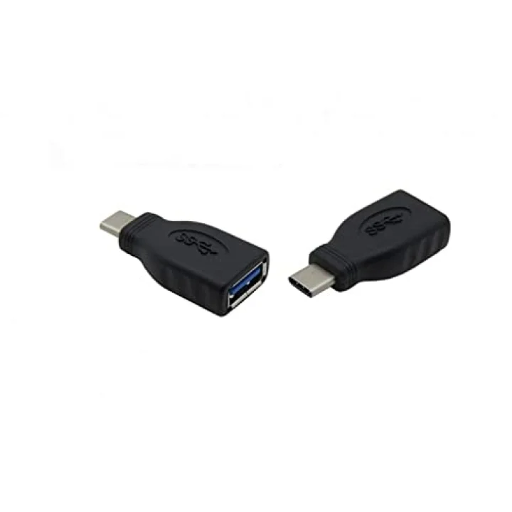 McStorey USB-C USB Dönüştürücü | MacBook, iPad Pro ve USB-C Destekli Cihazlar için Type-C USB Adaptör Siyah