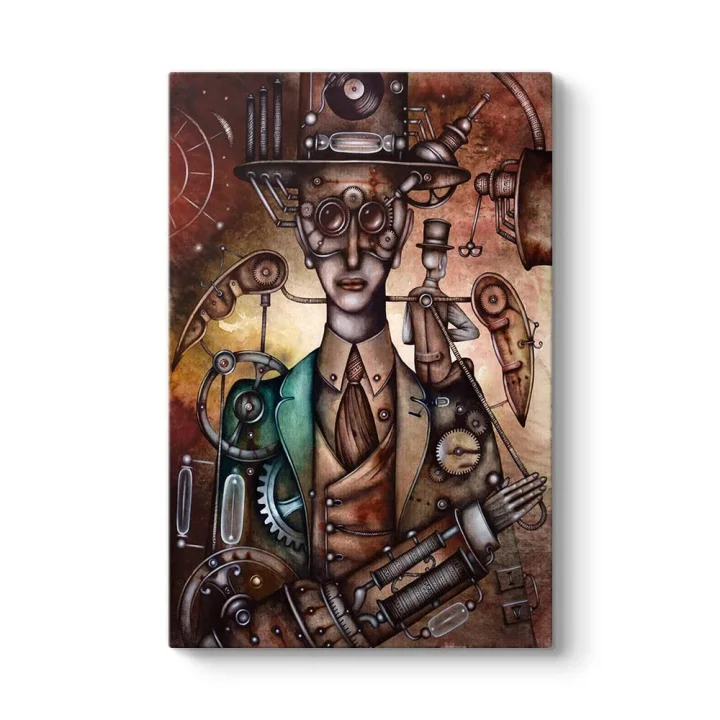 Mekanik Adam Tablosu 30 x 45