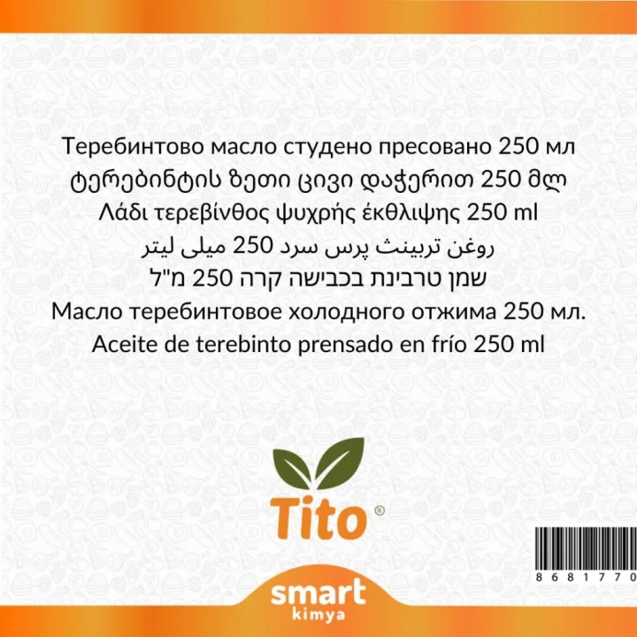 Menengiç Yağı Soğuk Sıkım 250 ml