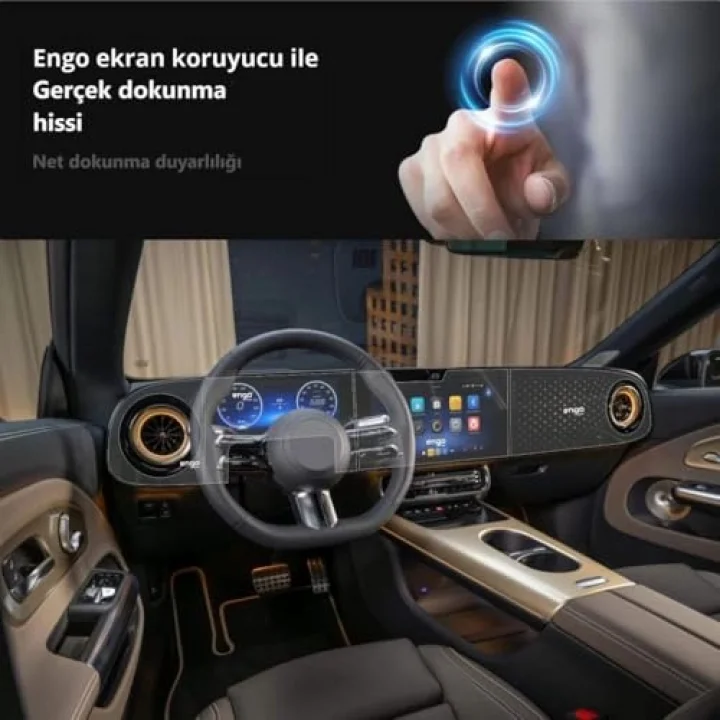 Mercedes Cla İle Uyumlu Mat Ekran Koruyucu Cla 220 Cla 350 4 Parça Set