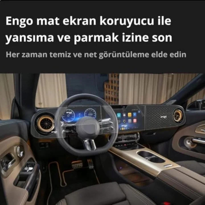 Mercedes Cla İle Uyumlu Mat Ekran Koruyucu Cla 220 Cla 350 4 Parça Set