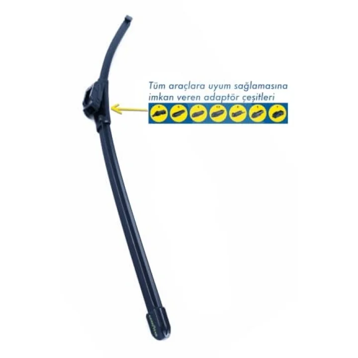 Mercedes E Class Supermute Muz Silecek Seti 2009-2014 Sedan için 2 parça, 600 mm x 600 mm Boyut