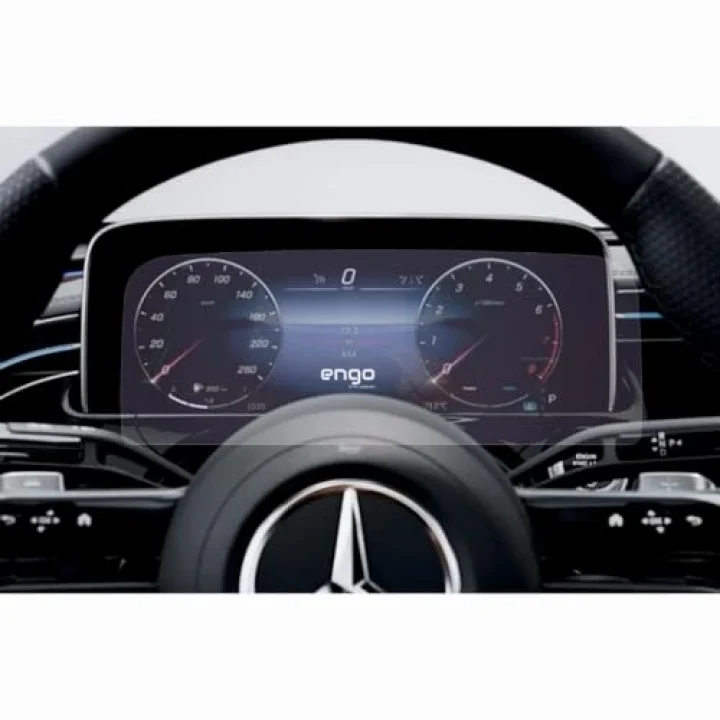 Mercedes E180 Ile Dijital Gösterge Paneli İle Uyumlu Mat Ekran Koruyucu W214