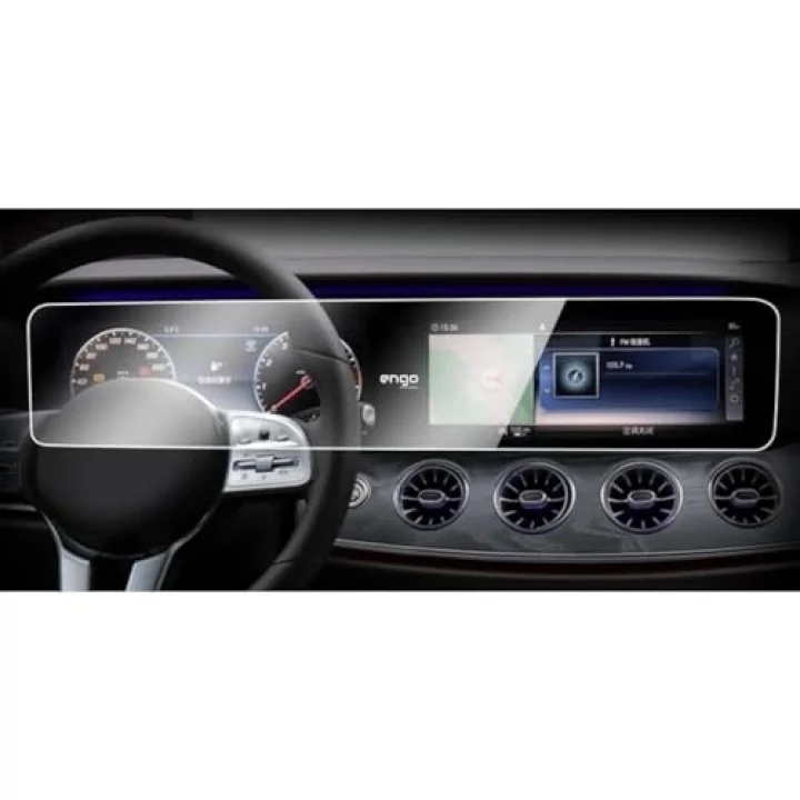 Mercedes E200 İle Uyumlu Mat Ekran Koruyucu Multimedya Ve Dijital Ekran
