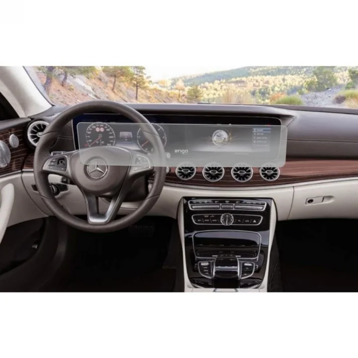 Mercedes E200 İle Uyumlu Mat Ekran Koruyucu Multimedya Ve Dijital Ekran