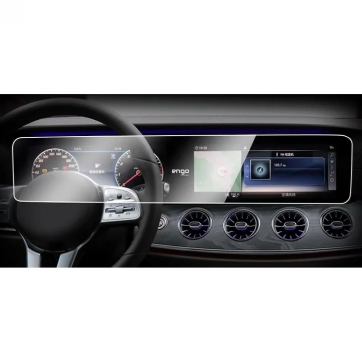 Mercedes E200 İle Uyumlu Mat Ekran Koruyucu Multimedya Ve Dijital Ekran