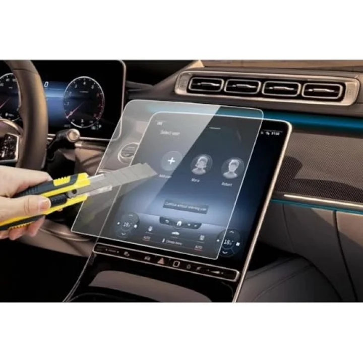 Mercedes S450 12.8 İnç İle Uyumlu Mat Ekran Koruyucu Multimedya