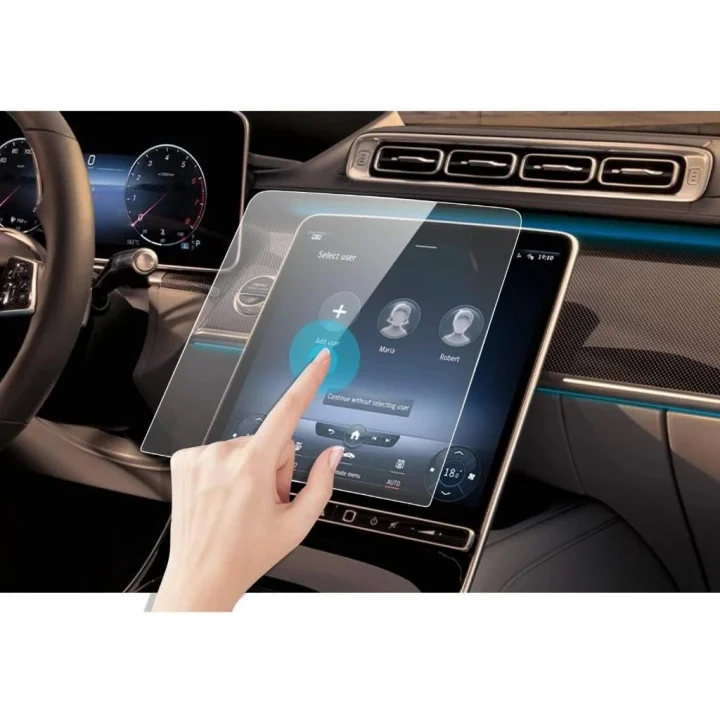 Mercedes S450 12.8 İnç İle Uyumlu Mat Ekran Koruyucu Multimedya