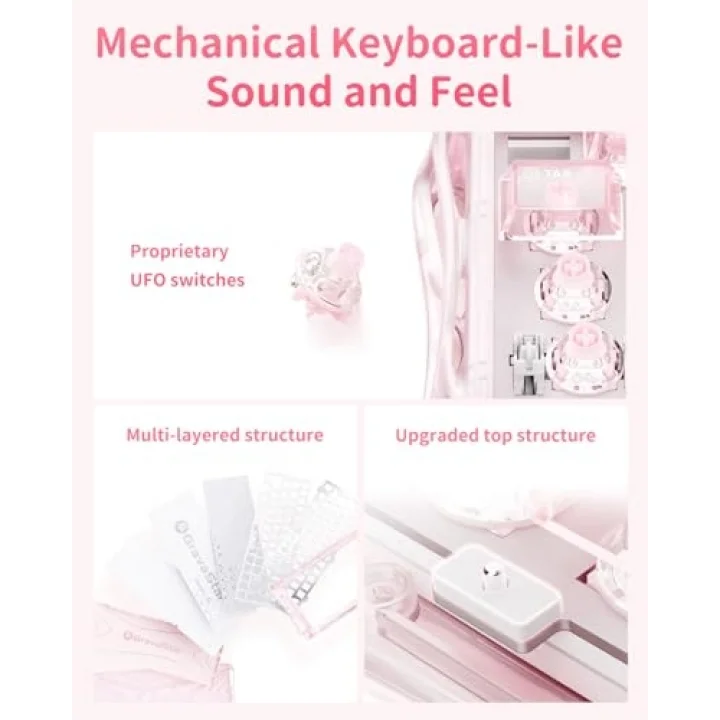 Mercury V60 Hall Effect oyun klavyesi Rapid Trigger 8000Hz