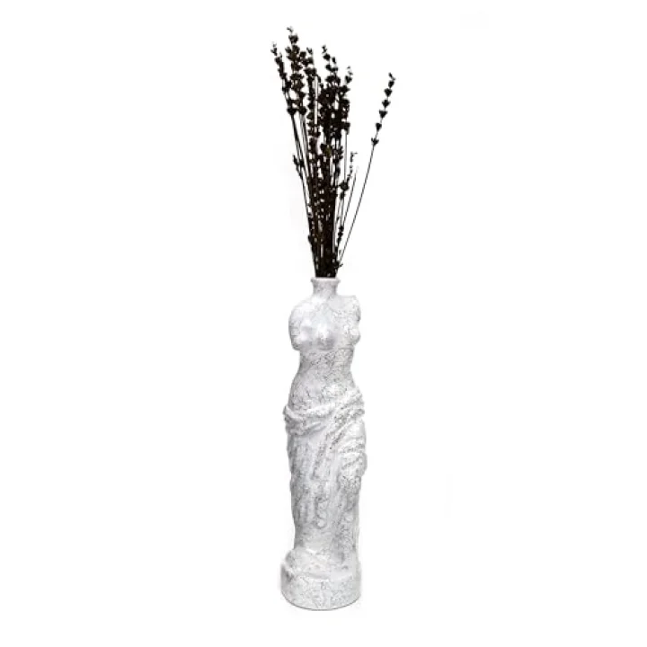 Mermer Desenli Venüs Vazo (25 cm)