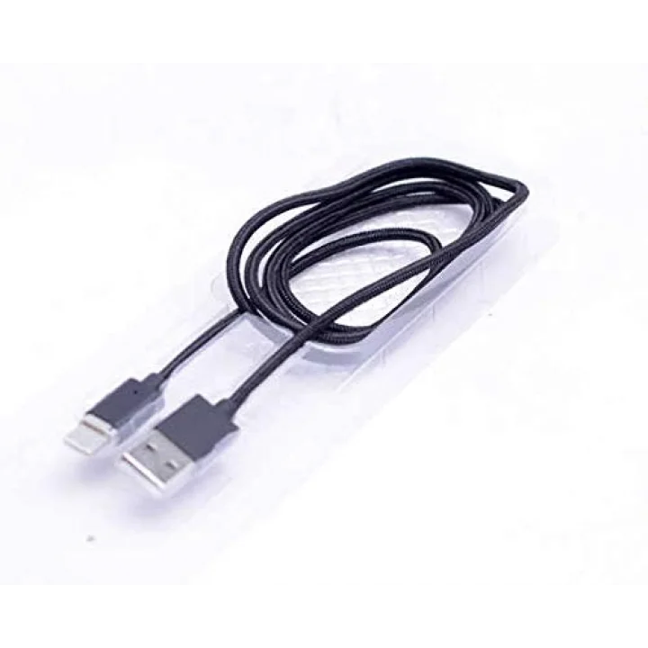 Metal Manyetic Uçlu Lightning Usb Kablo Siyah