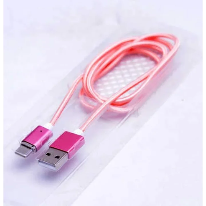 Metal Manyetic Uçlu Lightning Usb Kablo Siyah