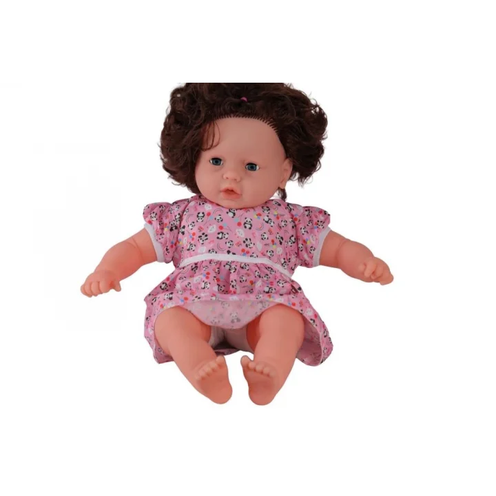 Mey İthalat® 0073 60 CM DOLGU GÖVDELİ SAÇLI BÜYÜK BEBEK
