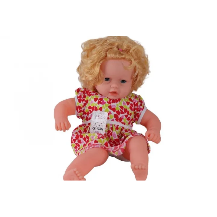 Mey İthalat® 0073 60 CM DOLGU GÖVDELİ SAÇLI BÜYÜK BEBEK