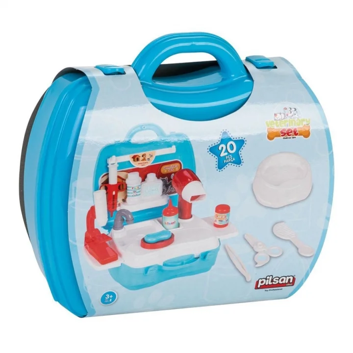 Mey İthalat® 03 564 Çantalı Veteriner Seti - Oyuncak
