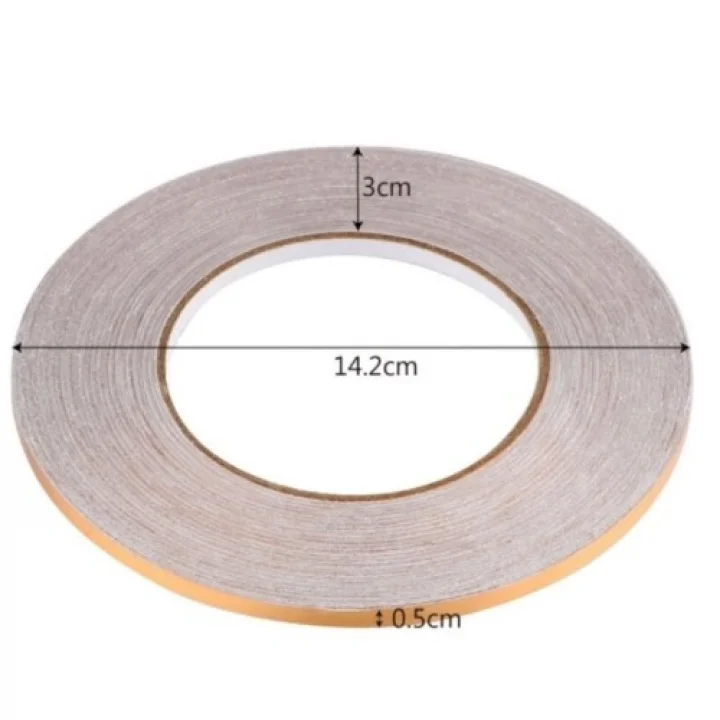 Mey İthalat® 0.5 cm x 50 Metre Gold Fayans Arası Şerit Bant