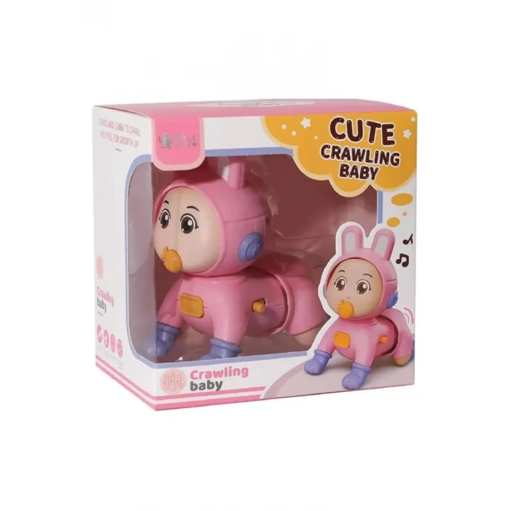 Mey İthalat® 0811-1-100 KUT.PİLLİ EMEKLEYEN BEBEK -PŞA