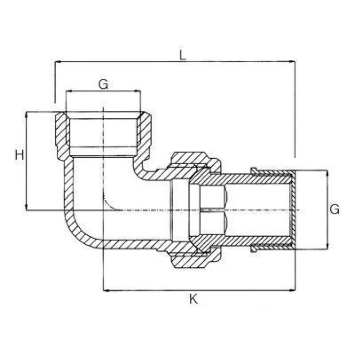 Mey İthalat® 1/2 Köşe Radyatör Rakoru