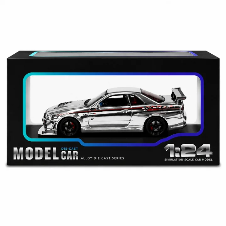 Mey İthalat® 1/24 R34 GTR Model Araba