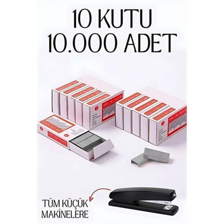 Mey İthalat® 10 Kutu 10.000 Adet Küçük Zımba Teli 718593