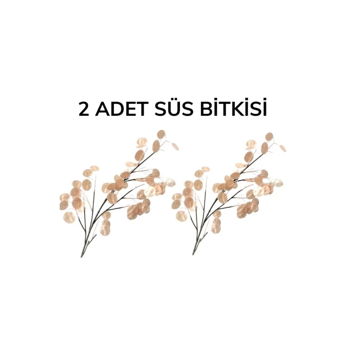 Mey İthalat®  100 cm Dekoratif Dallı Sedef Ağacı Çiçeği Yapay Sahte Süs Bitkisi