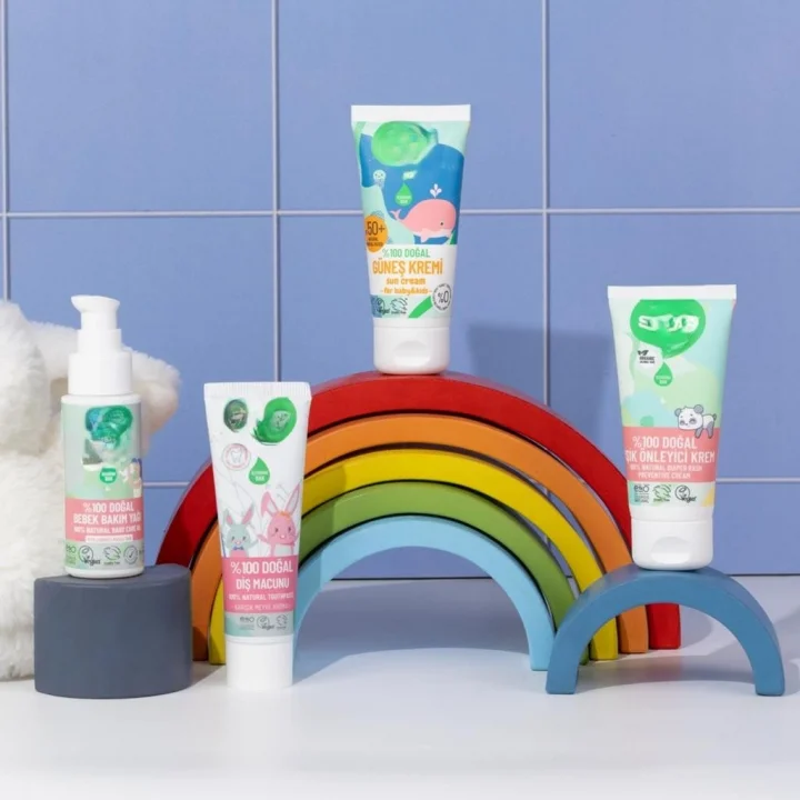 Mey İthalat® %100 Doğal Bebek Pişik Önleyici Jel Krem 50 ml
