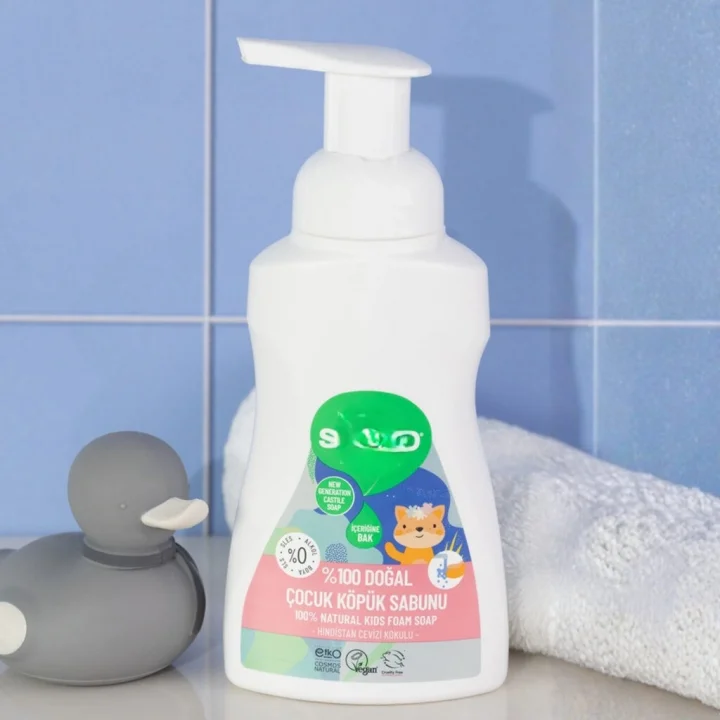 Mey İthalat® %100 Doğal Zeytinyağlı Kids Köpük Sabun 250 ml