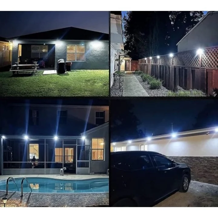 Mey İthalat® 100 Led Dış Mekan Solar Aydınlatma Fotoselli Solar Lamba