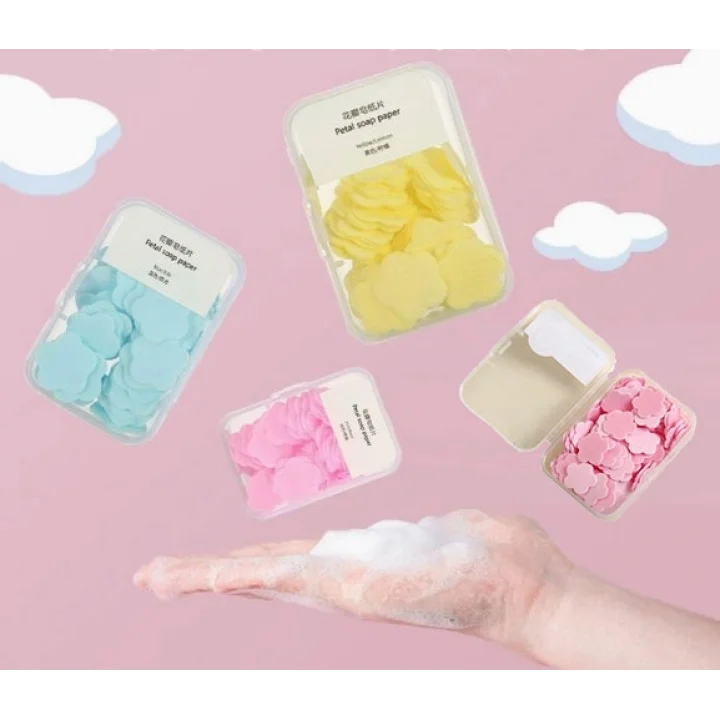 Mey İthalat® 100 Yaprak Eriyen Mini Parfümlü Kağıt Sabun