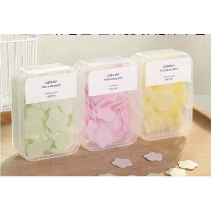 Mey İthalat® 100 Yaprak Eriyen Mini Parfümlü Kağıt Sabun