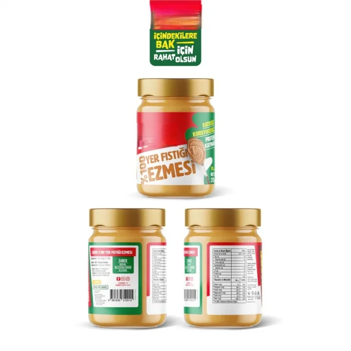 Mey İthalat® %100 Yer Fıstığı Ezmesi 315 Gr