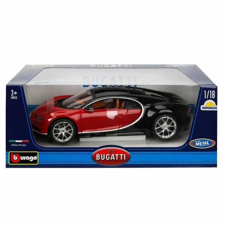 Mey İthalat® 1011040 1:18 Bugatti Chiron Model Mavi Araba -