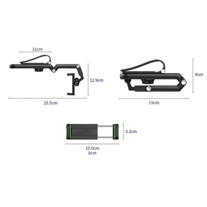 Mey İthalat® 1080° Dönebilen Çok Fonksiyonlu Telefon Tutucu CM-103