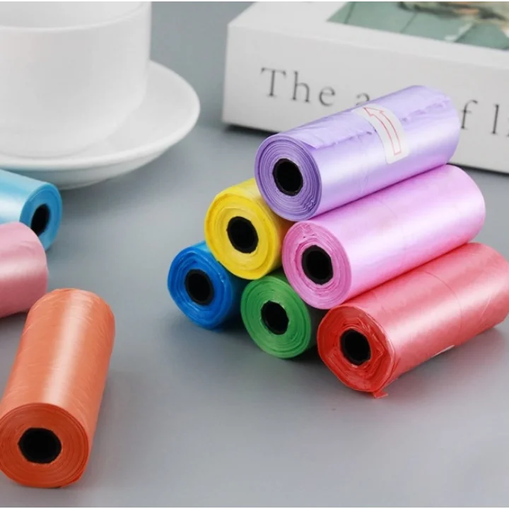 Mey İthalat® 12 li Köpek Dışkı Poşet Düz Renkli Set