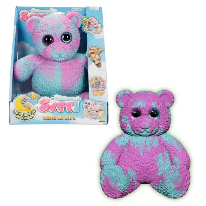 Mey İthalat® 12331 -BTF-FİGÜR SOFTT BEAR DELUXE KARANLIKTA PARLAYAN 3A