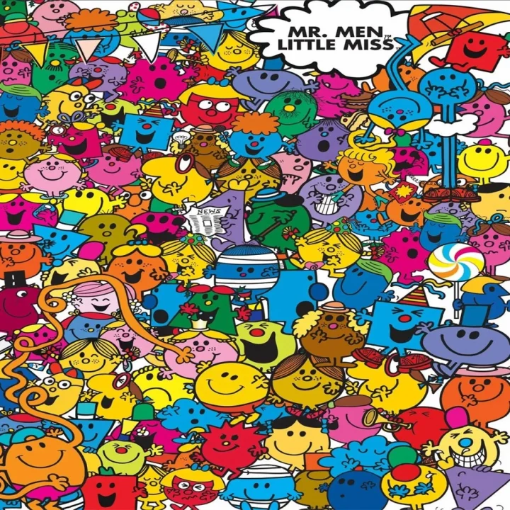 Mey İthalat® 14451 PUZZLE 500 MR MEN LİSANSLI 500 PARÇA YETİŞKİN PUZZLE