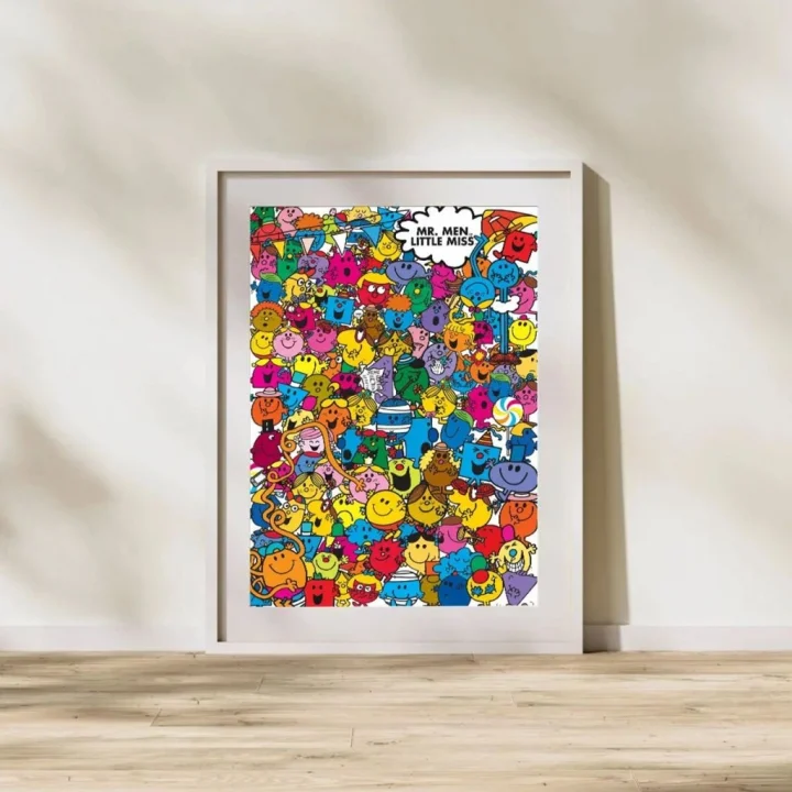 Mey İthalat® 14451 PUZZLE 500 MR MEN LİSANSLI 500 PARÇA YETİŞKİN PUZZLE