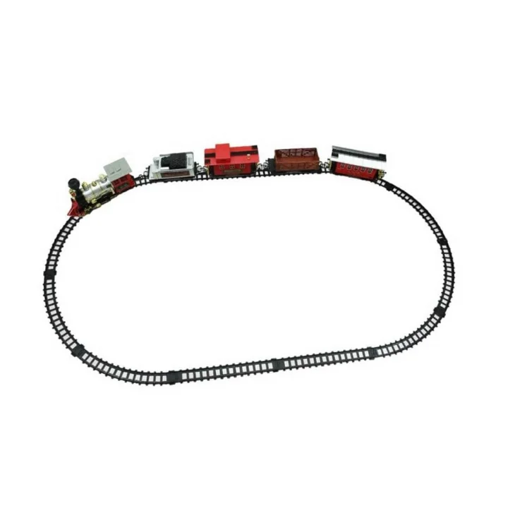 Mey İthalat® 1555 Klasik Tren Seti Sesli ve Işıklı 35 Parça