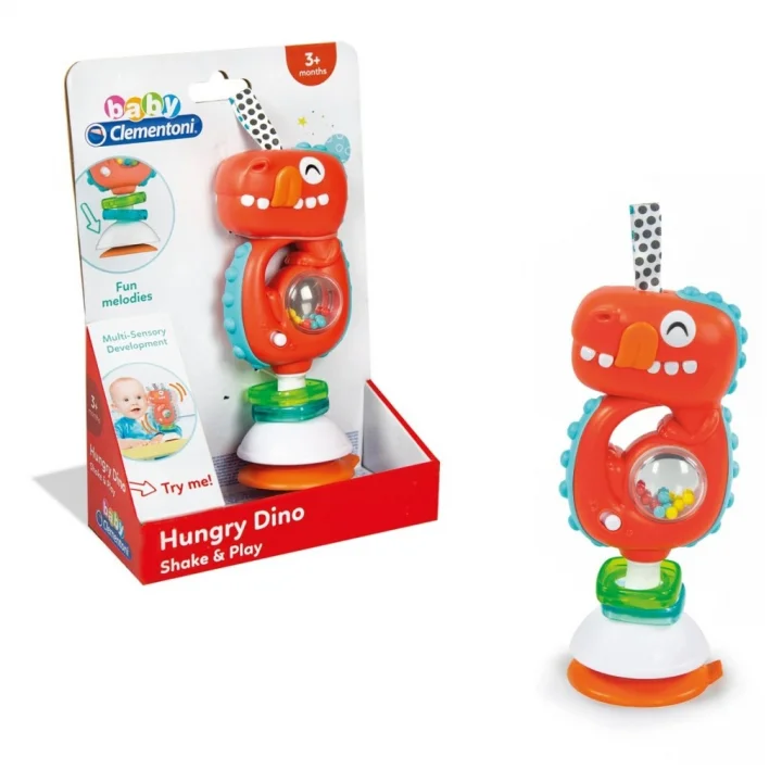 Mey İthalat® 17330 Baby Clementoni - İnteraktif Dinozor Oyuncak +6 ay