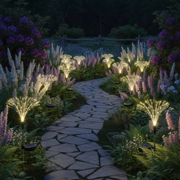 Mey İthalat® 2 Adet Saçak Model Solar Bahçe ası – Güneş Enerjili LED Dış Mekan Aydınlatma, Otomatik Sensörlü Dekoratif Işık