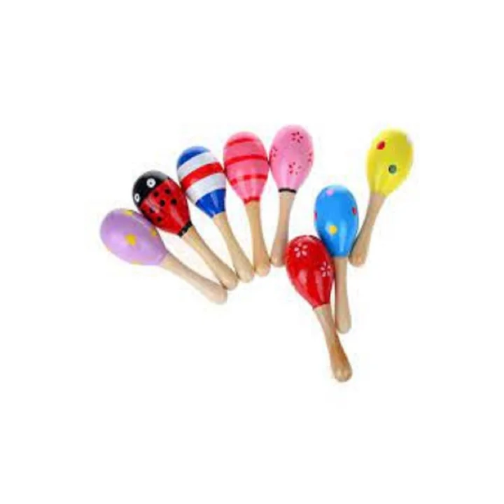 Mey İthalat® 2li Ahşap Marakas Seti