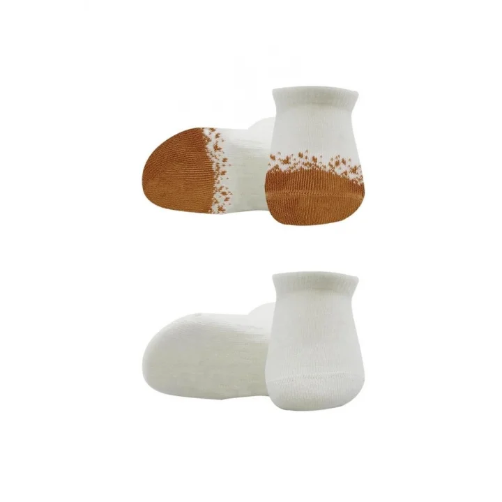 Mey İthalat®   2Li Penye Sneakers Çorap 20105 Ekru Hardal