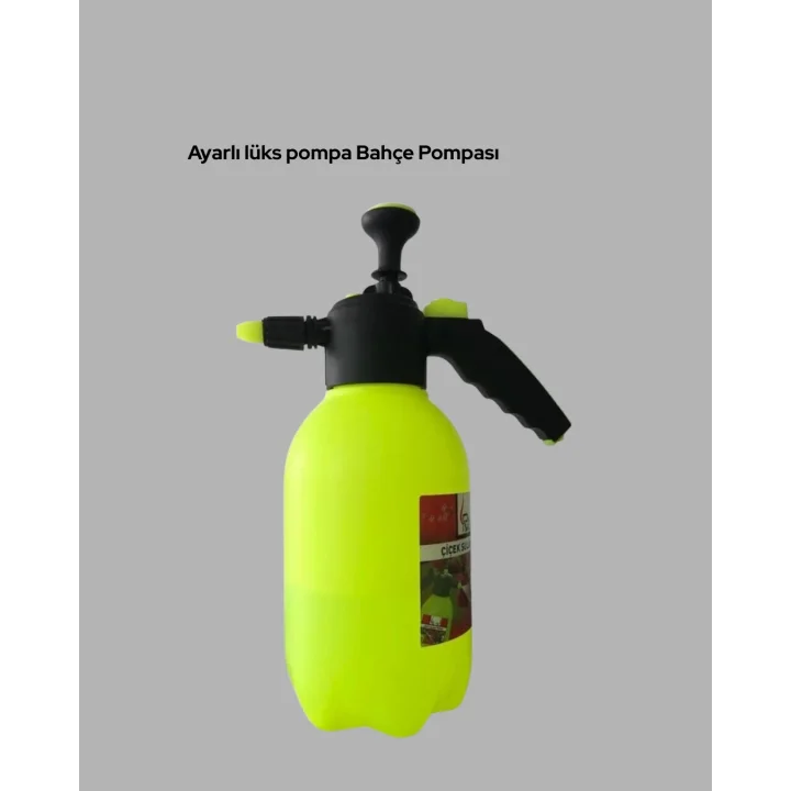 Mey İthalat® 2 Litre Püskürtücü Bakır Nozullu Ayarlı Sprey Temizlik ve Bahçe