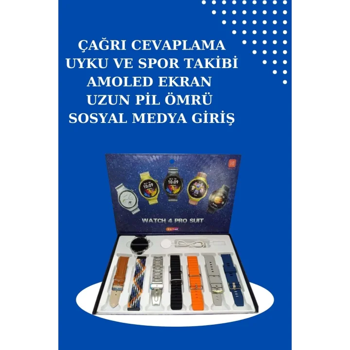 Mey İthalat® 2025 Model Akıllı Saat ve 2.Nesil TWS Bluetooth Kulaklık Yüksek Ses Kaliteli
